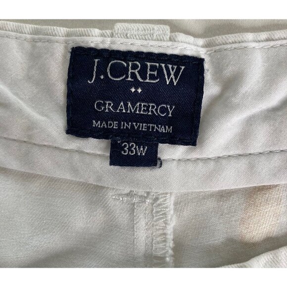 J Crew Gramercy Mens 33 Bermuda Shorts White Pineapple Print Golf Athleisure - Picture 8 of 15